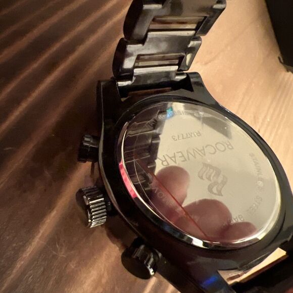 Rockawear Rm7773 Men’s Watch Watch Working - Picture 9 of 10